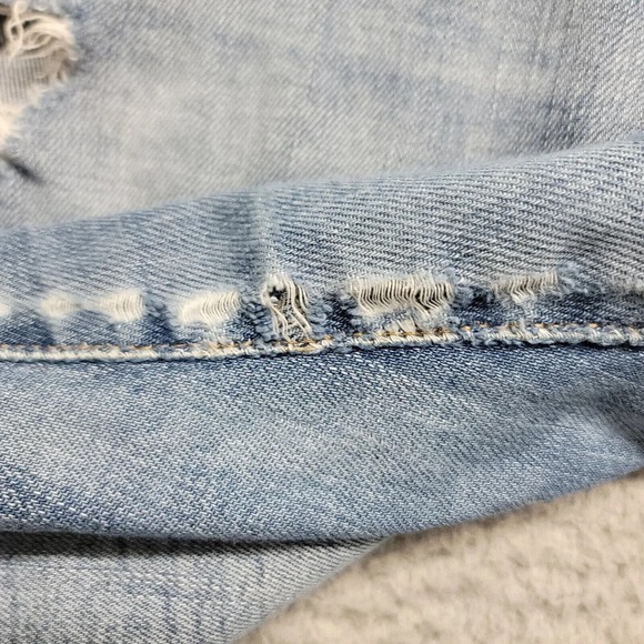 Rock & Republic Jeans Womens 12 Blue Denim Distressed Indee Thrashed Grunge - Picture 5 of 16